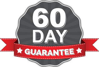 60-day money-back guarantee seal